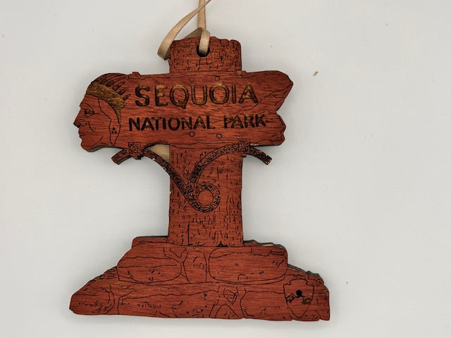 Sequoia National Park pinnament ornament