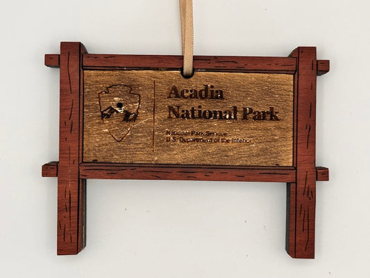 Acadia National Park pinnament ornament