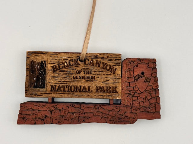 Black Canyon of the Gunnison National Park pinnament ornament