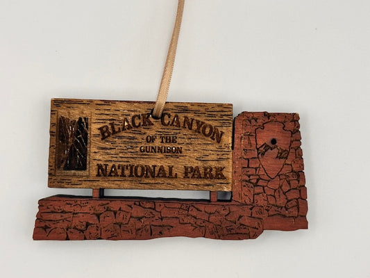 Black Canyon of the Gunnison National Park pinnament ornament