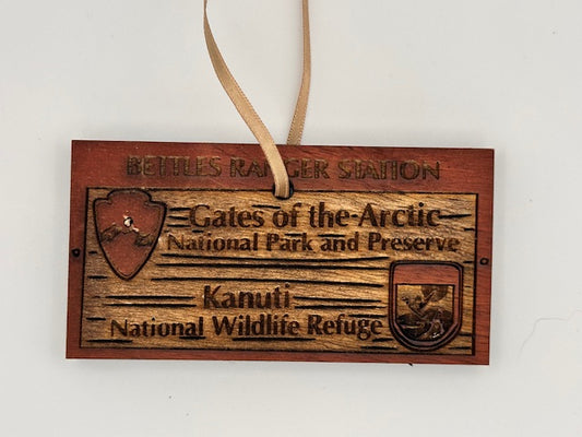 Gates of the Arctic National Park pinnament ornament