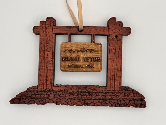Grand Teton National Park pinnament ornament