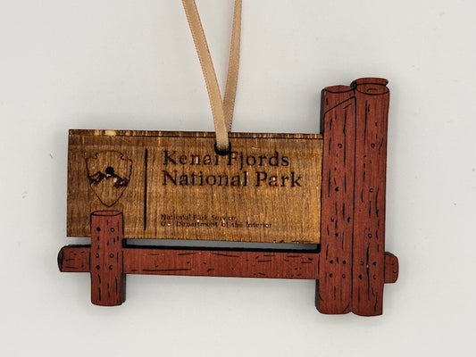 Kenai Fjords National Park pinnament ornament