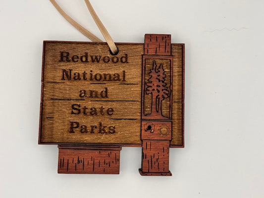 Redwood National Park pinnament ornament