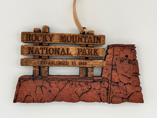 Rocky Mountain National Park pinnament ornament