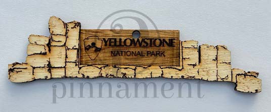 Yellowstone National Park pinnament ornament