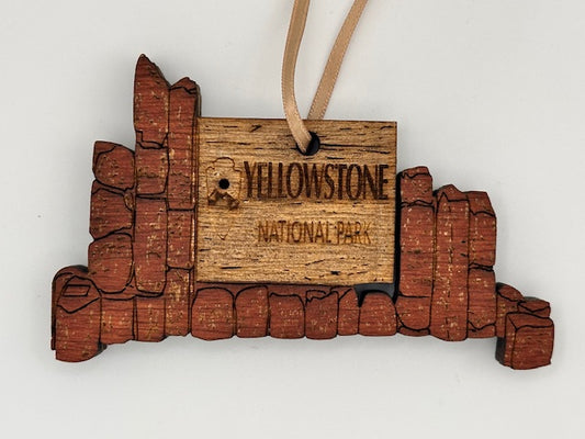 Yellowstone National Park pinnament ornament