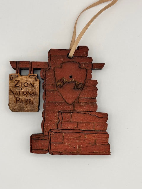 Zion National Park pinnament ornament